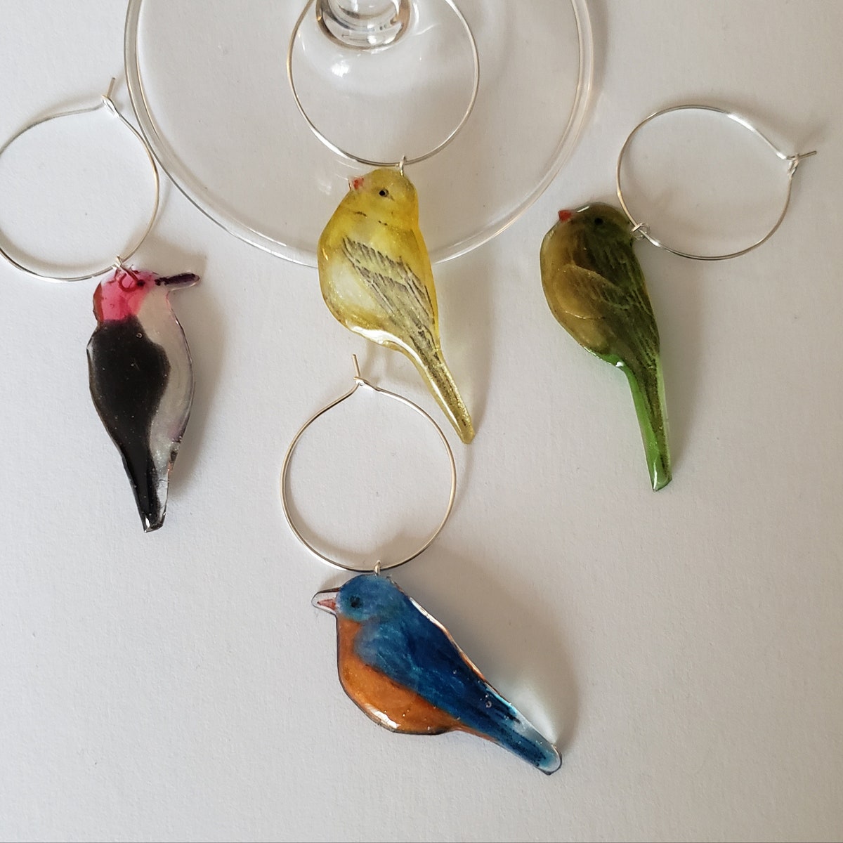 Garden Wine Charms - Etsy