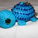 John la tortue Amigurumi perlée