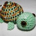 Linda la tortue Amigurumi perlée