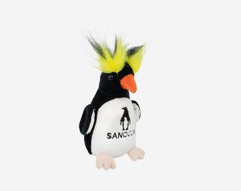 Rockhopper Hanging Penguin Keyring / Hanging African Penguin Plush Toy for Kids / Soft Plush Toy / Plush Toy / Cute Plush Penguin Keyring