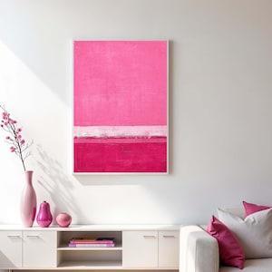 Mark Rothko Pink Canvas Painting, Mark Rothko Production, Pink Mark Rothko art, Canvas Painting,Mark Rothko, Extra Large Wall Art,Craft Gift