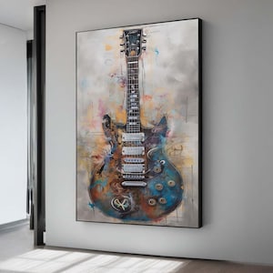 アート・デザイン・音楽 Painting acrylic on canvas Modern Music Art Painting on Canvas (KLMP2-0002) - Modern