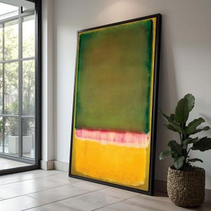 Mark Rothko Canvas Painting, Mark Rothko Production, Mark Rothko art,Canvas Painting,Mark Rothko,Large Wall Art,Craft Gift