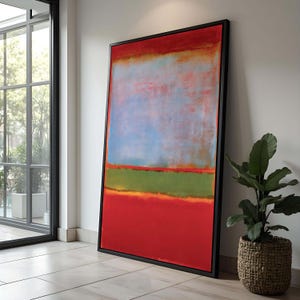 Mark Rothko Canvas Painting, Mark Rothko Production, Mark Rothko art,Canvas Painting,Mark Rothko,Large Wall Art,Craft Gift