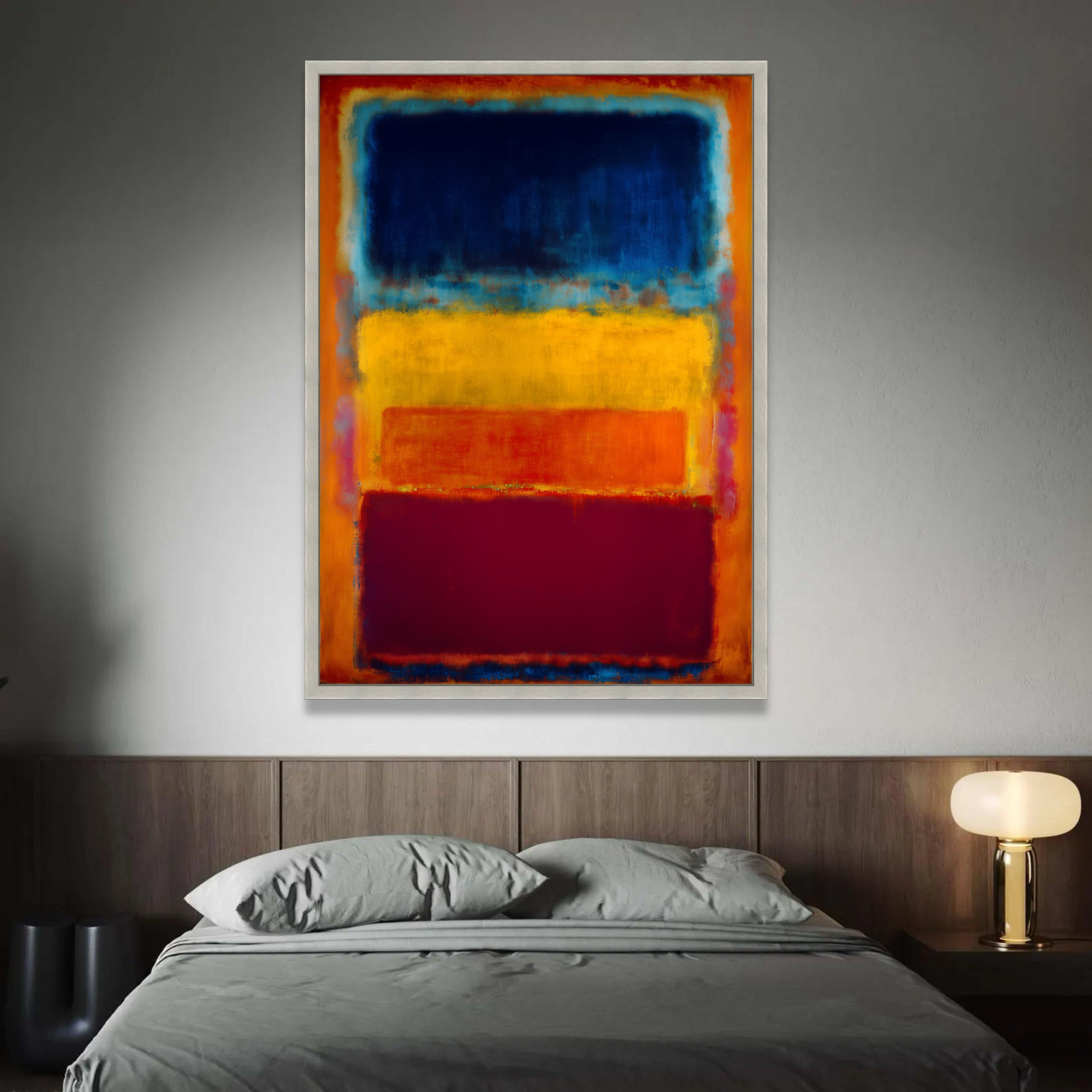 Blocks Mark Rothko Mark Rothko Abstract Canvas Print: Color Block Expressionist Art - Etsy