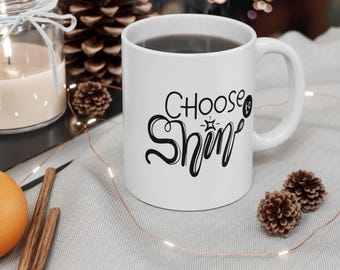 Taza de café inspiradora para motivación diaria / Regalo alentador para amigos / Comienza tu día con positividad