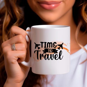 Time to Travel Mug: Airplane Adventure Coffee Cup