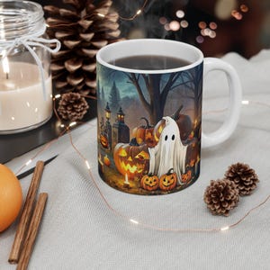 Ghostly Lanterns | Spooky Halloween Mug