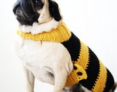 Bumble Bee chien pull - Bumble Bee Costume - pull Pug - Carlin Jacket - vêtements pour chiens - All You Need is Pug®