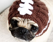 Football Helmet Dog Hat - Football Fan Gift - Pug Hat - French Bulldog Hat - Football Head - Football Hat