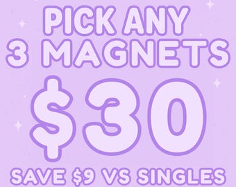 Pick Any 3 Magnets Bundle – Cruise Door – Mix and Match Magnet Set – Save When You Bundle