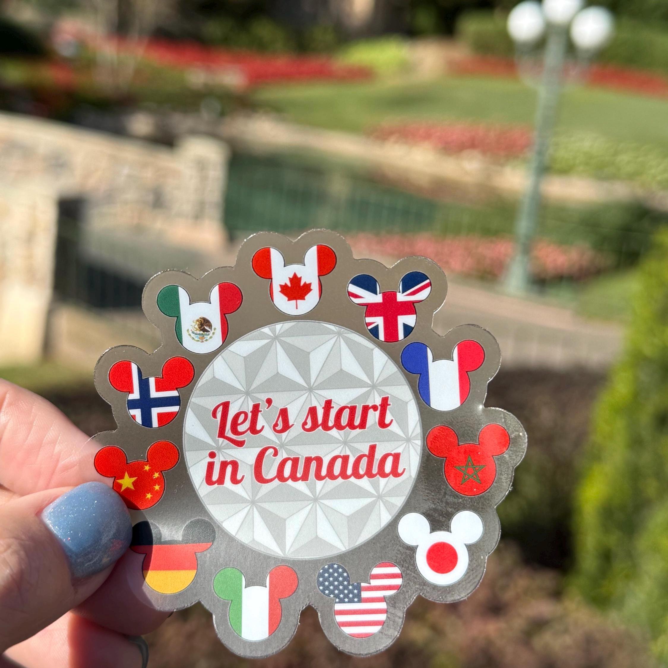 Full Showcase Sticker World Showcase Sticker – Mouse Flags, Travel Theme - Etsy