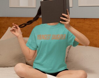 Youngest Daughter Shirt | Sister Graphic Tee | New Album Inspired Colors