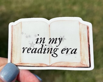 In My Reading Era Vinyl Sticker
