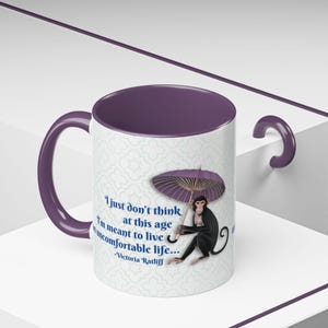 White Lotus Inspired Mug – “I Just Don’t Think at This Age…” Funny Monkey Quote Mug