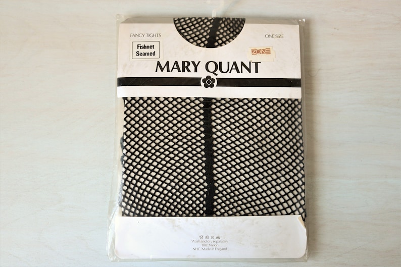 Vintage Fish Net StockingsTights Black Mary Quant