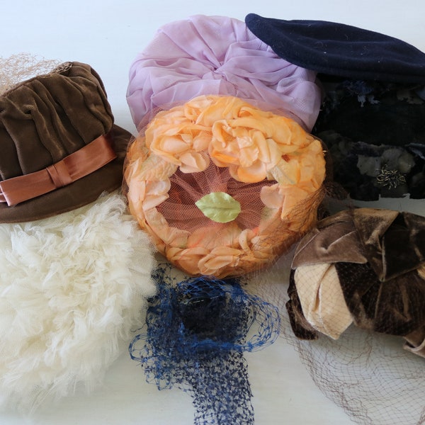 Wholesale Vintage Hat Lot Bulk 8 Piece