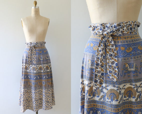 Bohemian Boho Festival Skirt Hippie Skirt Maxi Ski