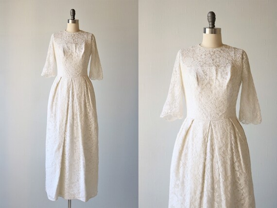 Vintage Wedding Dresses 1960s Sheath Lace William
