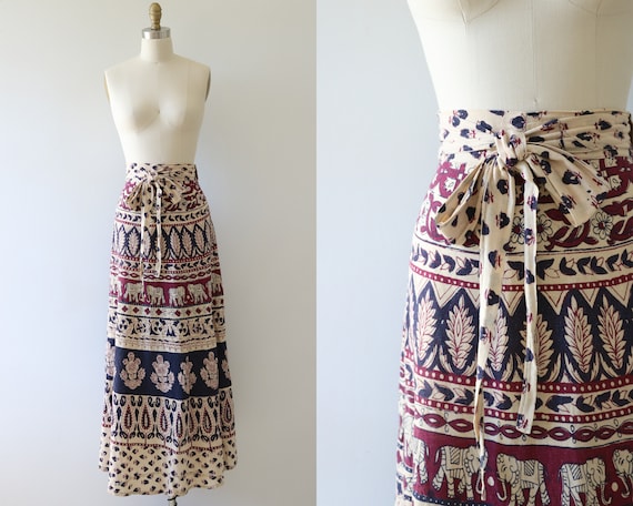 Bohemian Boho Festival Skirt Hippie Skirt Maxi Ski