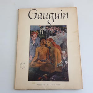 Vintage Gauguin Art Print Collection Book - Harry Abrams 1952