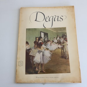 Vintage Degas Art Print Book: Harry Abrams Collection, 16 Frameable Prints