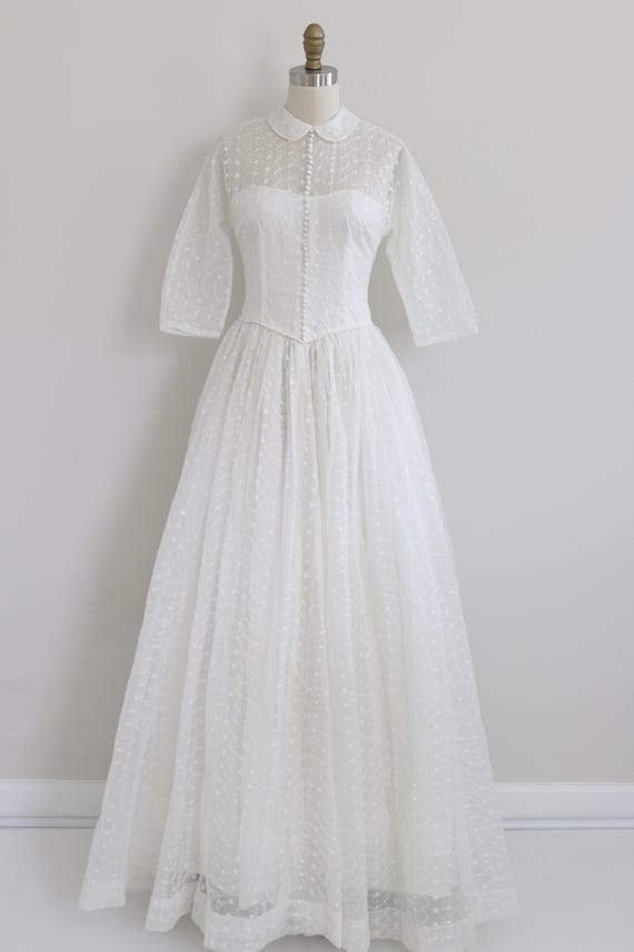 ヴィンテージウェディングドレス　50年代　1点物です 500x0.jpg