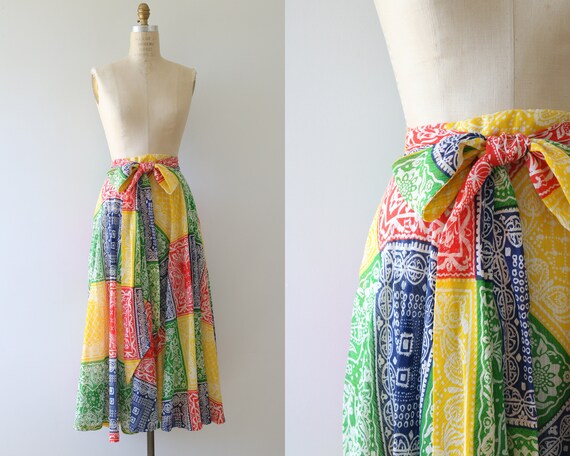 Bohemian Boho Festival Skirt Hippie Skirt Maxi Ski