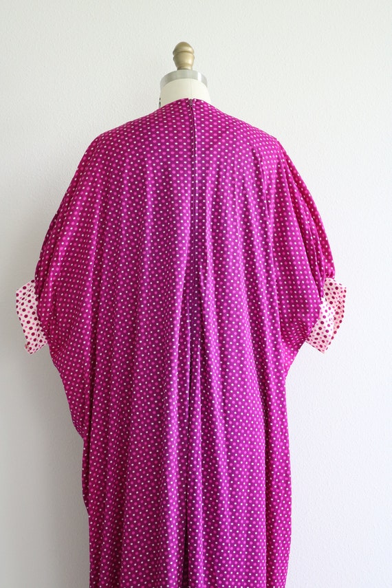 Caftan Kaftan Mumu Maxi Lounging Robe Dress Purpl… - image 7