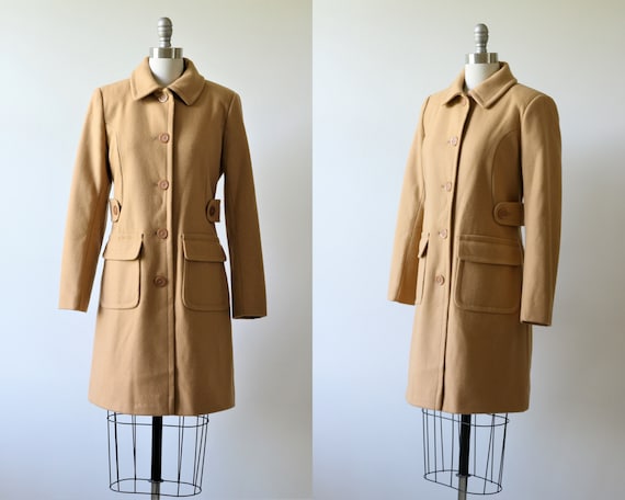 Tan Wool Trench Coat Princess Coat Jacket