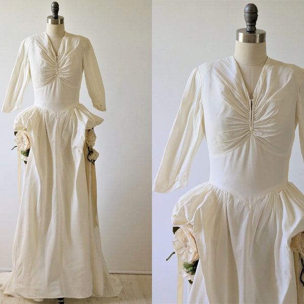 1940s Wedding Dress - Etsy