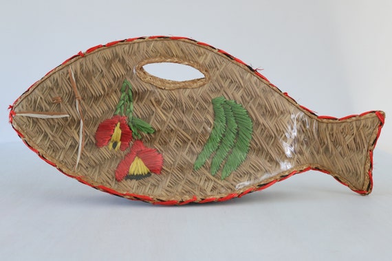 Vintage Fish Shaped Handbag Purse Novelty MidCentu