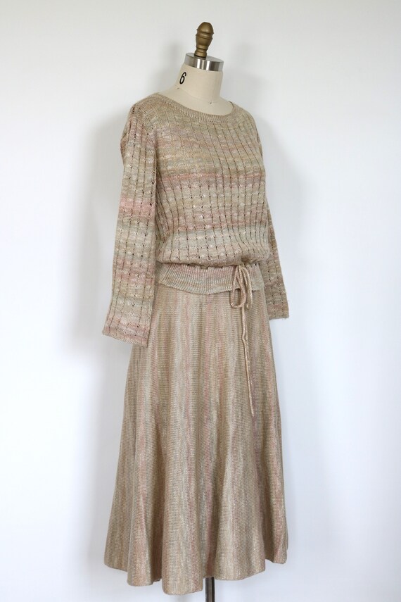 St John Knit Dress Ribbed Skirt & Top 2 Piece Set… - image 3
