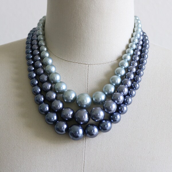 Blue Pearls Etsy