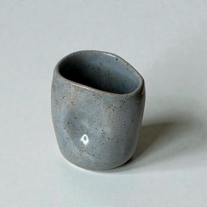 Handmade Ceramic Thumb Cup, Stoneware Tumbler for Tea, Coffee or Wine