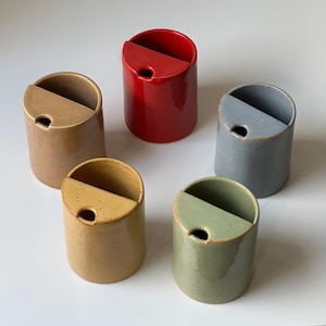 Handmade Ceramic Travel Mug: Painted Pottery Sip Cup
