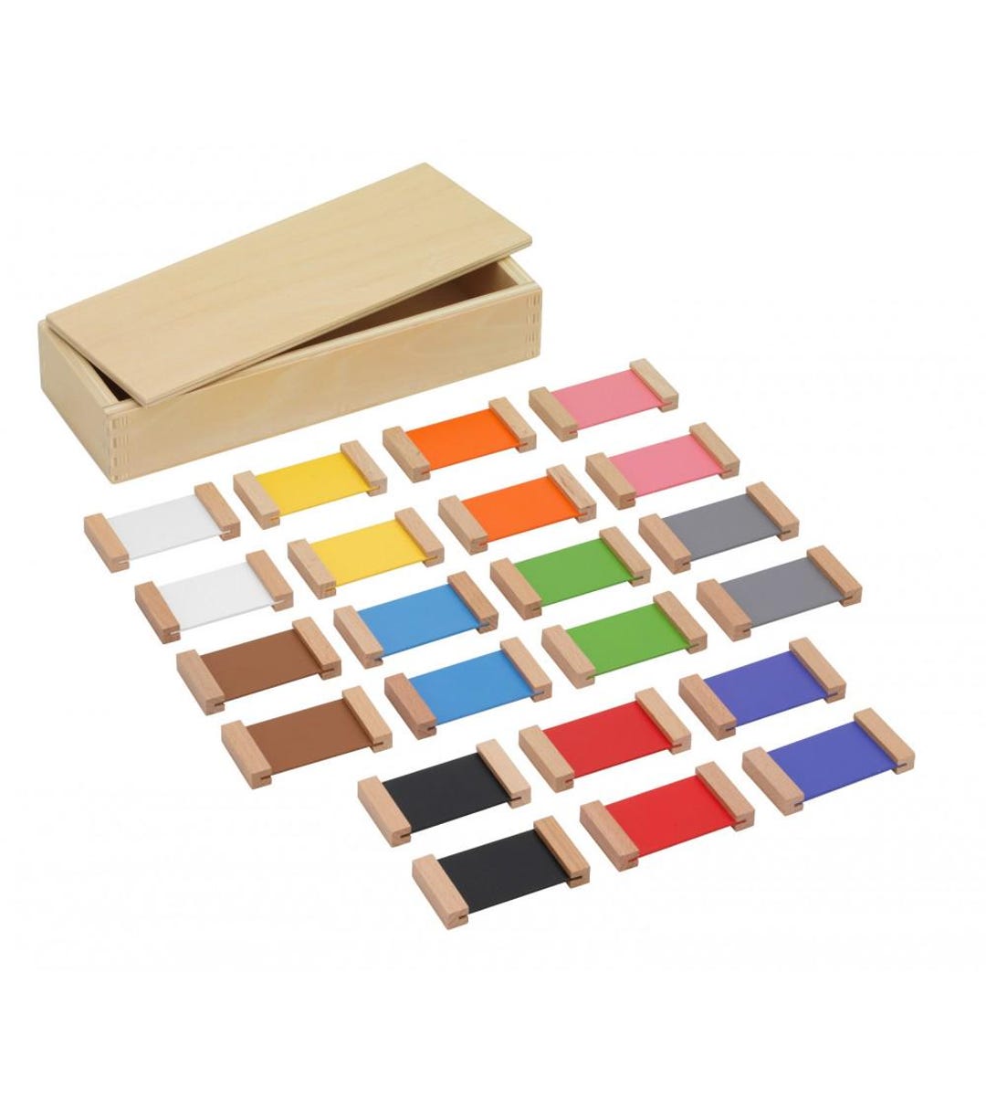 Color Table Box Colour Tablets - Colour Box 2, Montessori Learning, Homeschooling ...