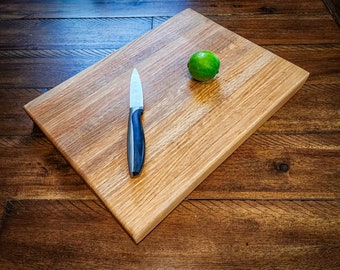 White Oak Dual Sided Extra Thick Cutting Board -- 10.5" x 14.5" x 1.6"