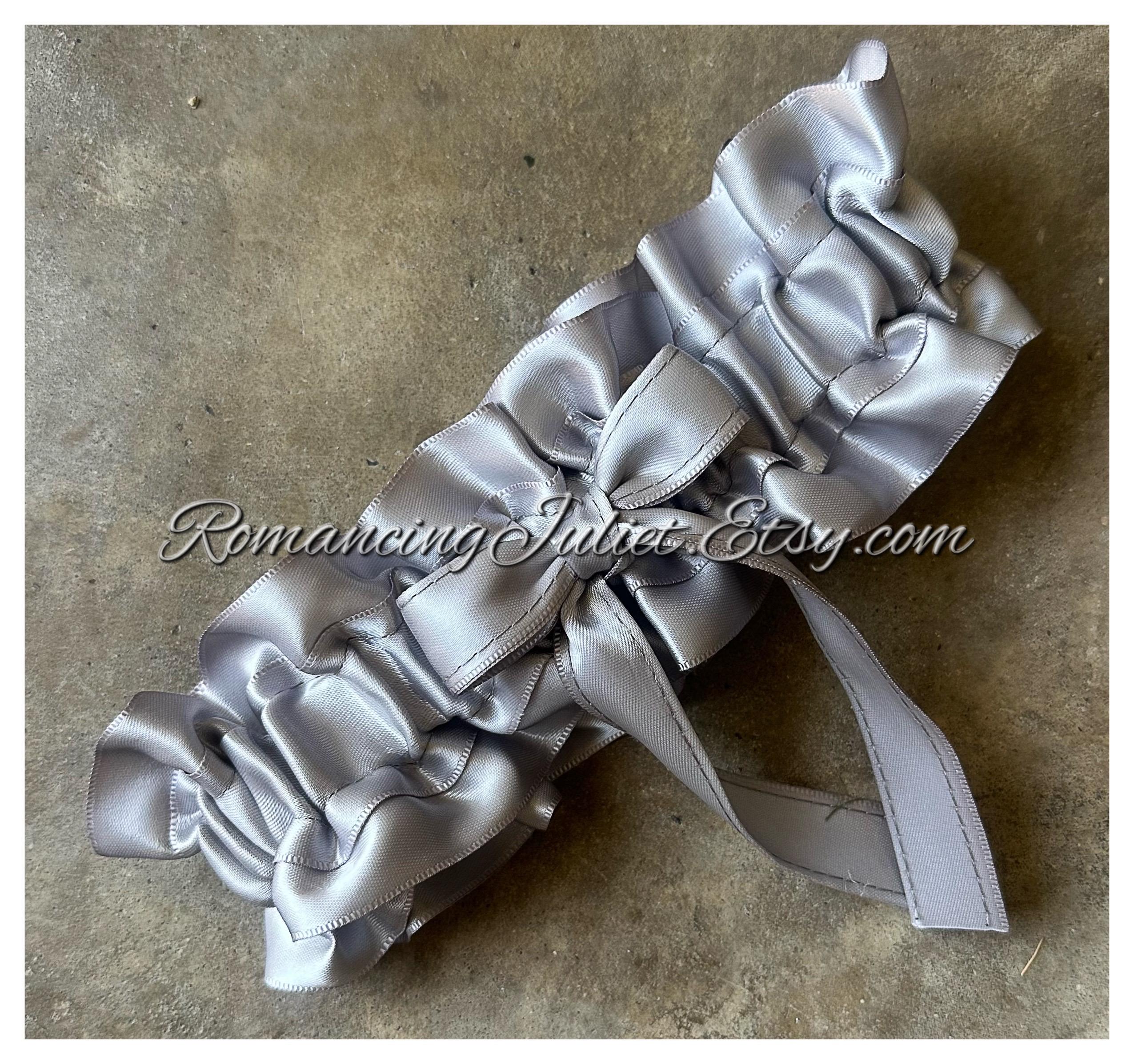 Silver Garter Belt - Etsy