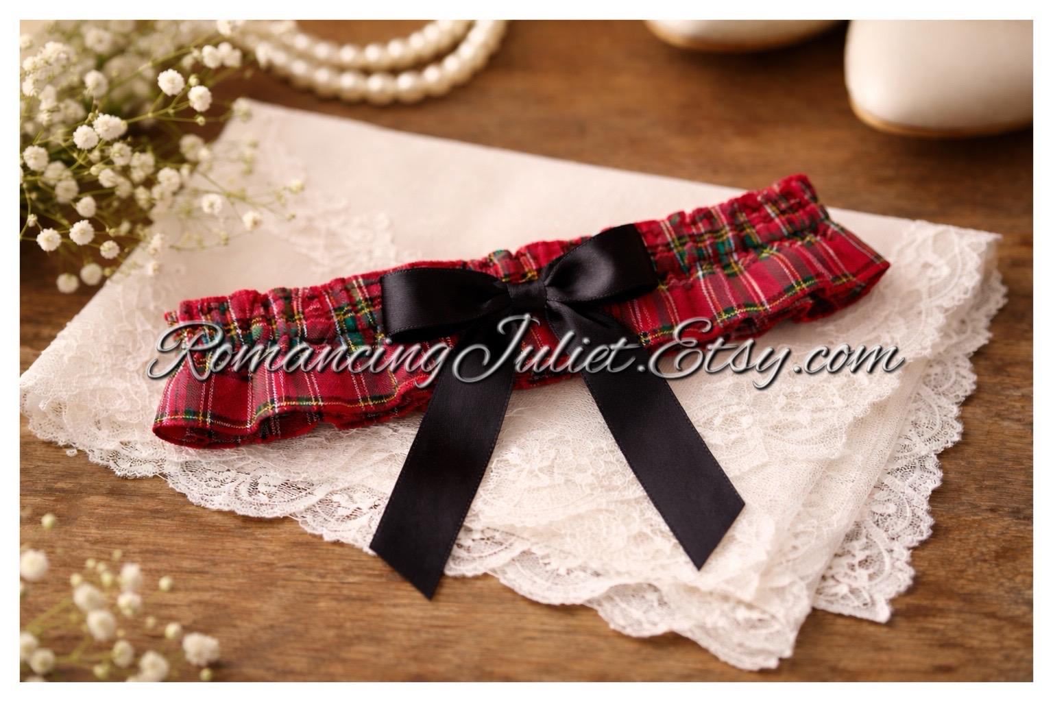 Plaid Garter Belt