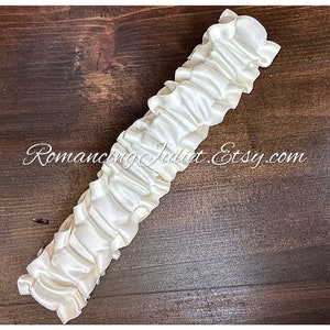 The Original Fully Reversible Bridal Garter..You Choose The Colors..shown in ivory/ivory image 1