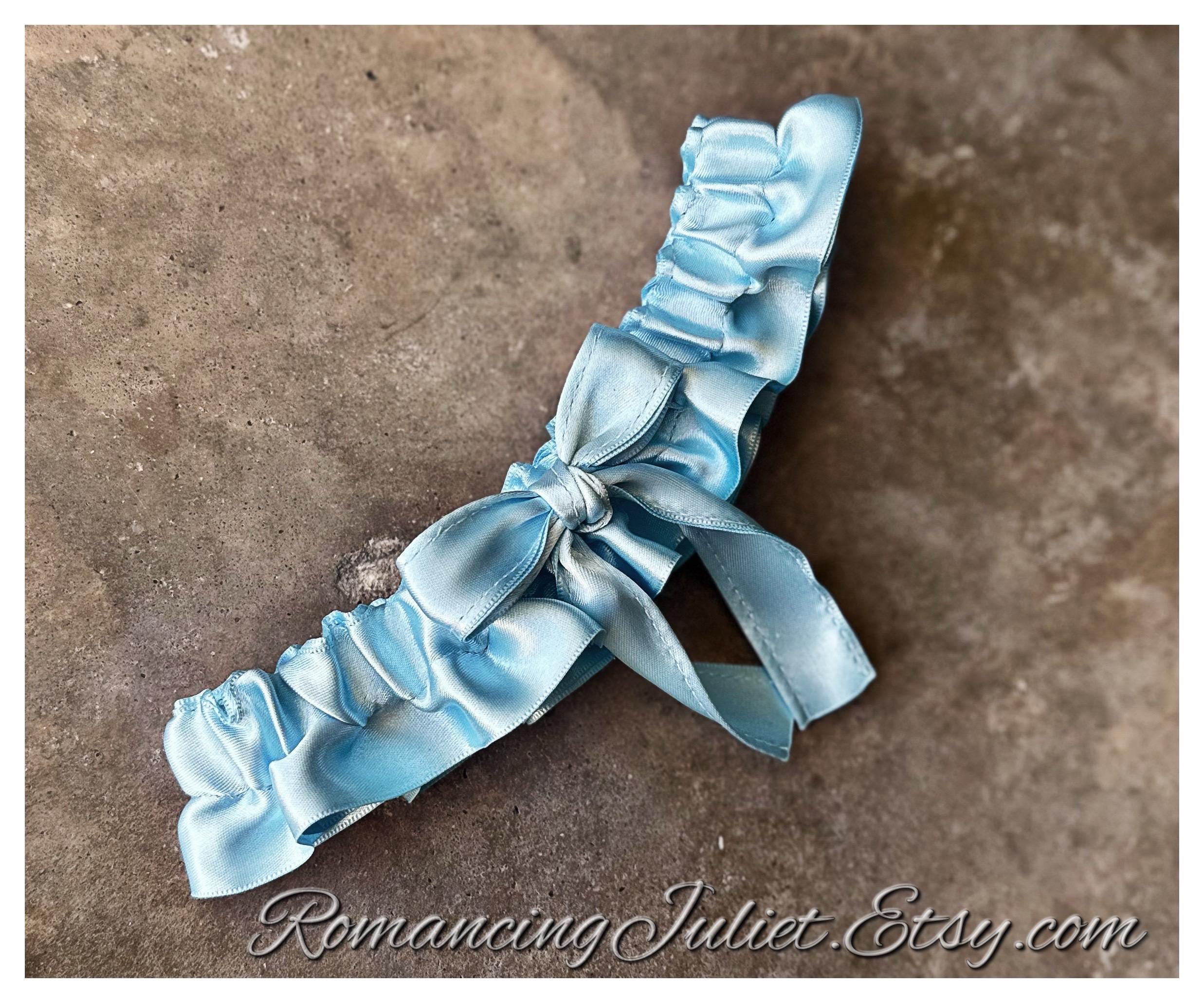 Pale Blue Garter Belt - Etsy