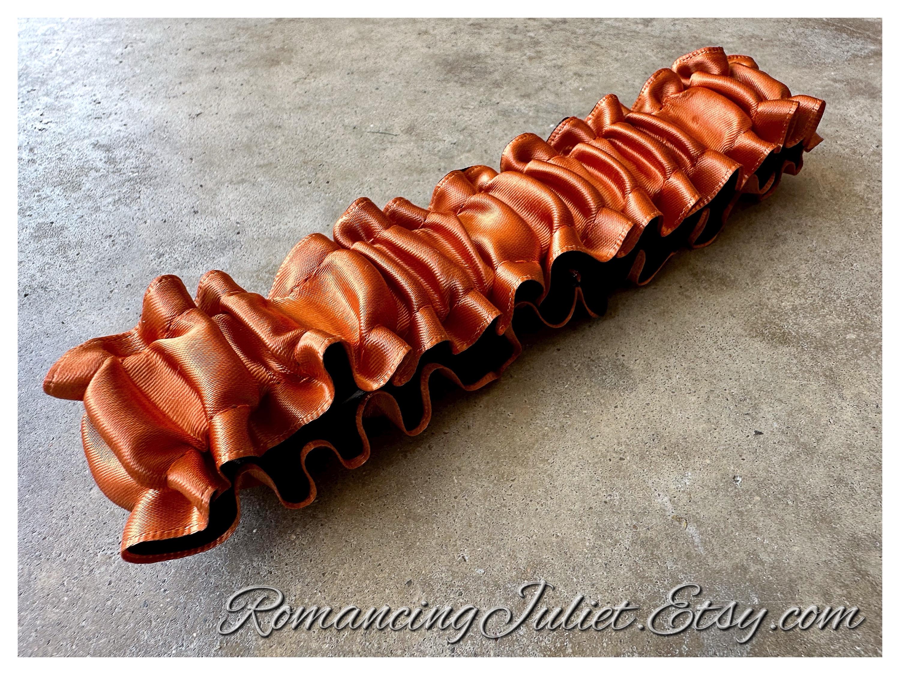 orange garter belt French Antique Garter Belt main image 0