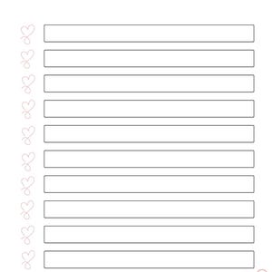 To Do List - Instant Download