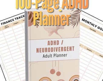 ADHD Neurodivergent Adult Planner Printable