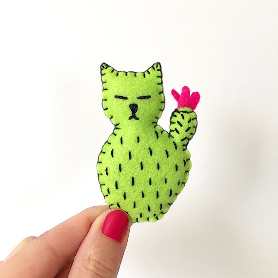 cactus cat plush