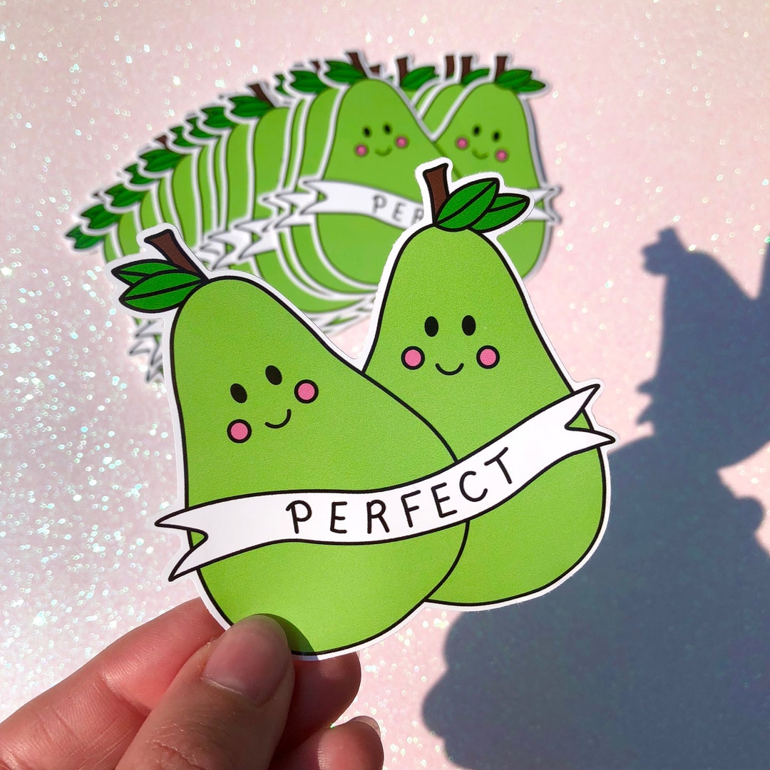 Perfect Pair Sticker Pear Sticker Pride Love is Love - Etsy