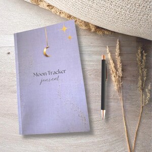 Moon Journal & Mondkalender | Geführte Mondphasen Journal, Neu- und Vollmondritual, Reflektion, Achtsamkeit, spirituelles Geschenk