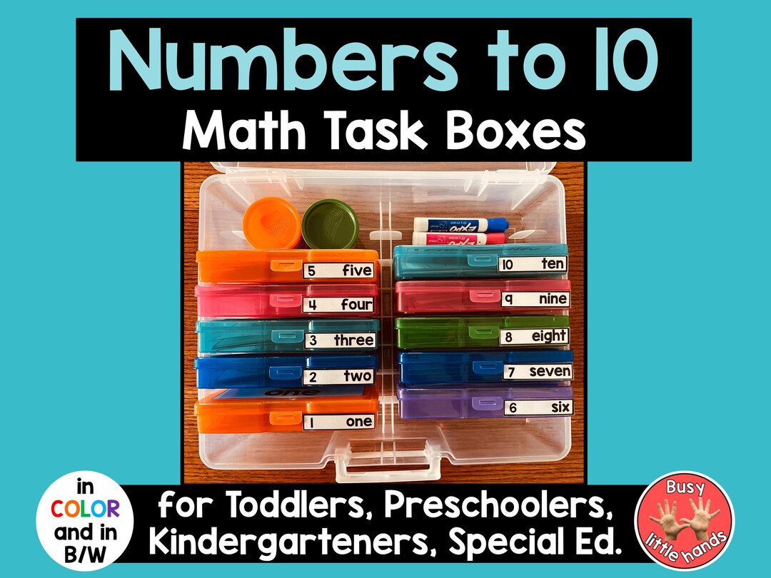 Counting Practice Printable for Toddlers, Preschoolers, Kindergarten ...