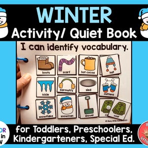 Winter Quiet Book Printable: Literacy & Math Activities (PDF Download)